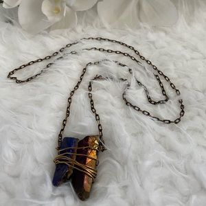 Iodized Crystal & Wire Necklace💎